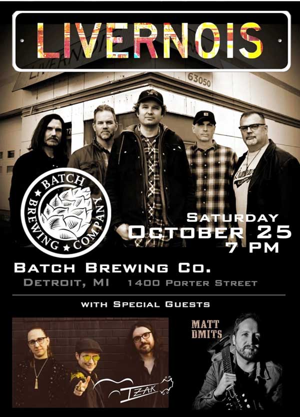 Livernois Band at Batch Brewing Company 10-25-25