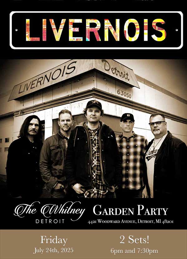 Livernois Band at Whitney Garden Party 2025