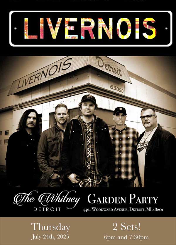 Livernois Band at Whitney Garden Party 2025